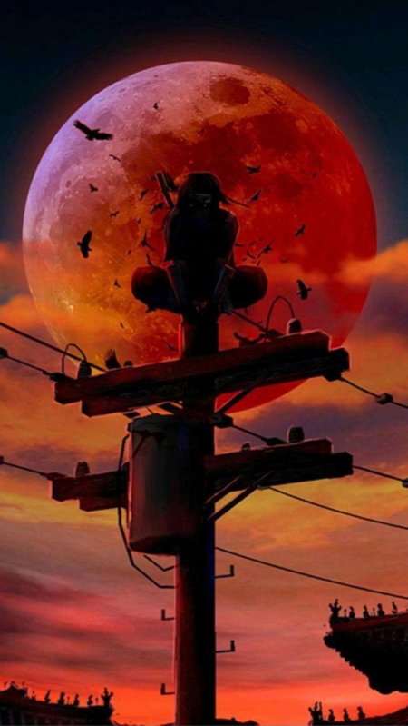 Итачи учиха красная луна