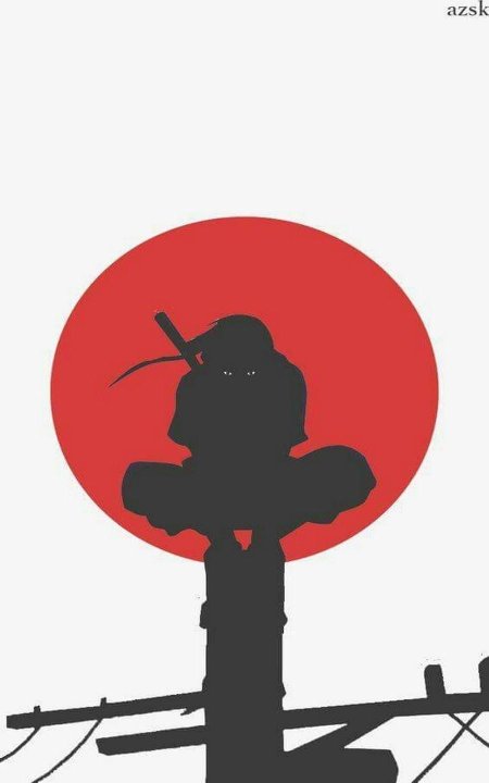 Итачи учиха на крыше