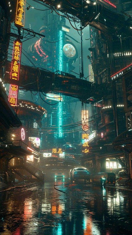 Cyberpunk city