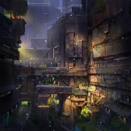 Найт сити cyberpunk переулок