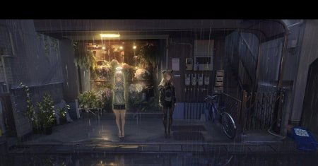 Пейзаж аниме