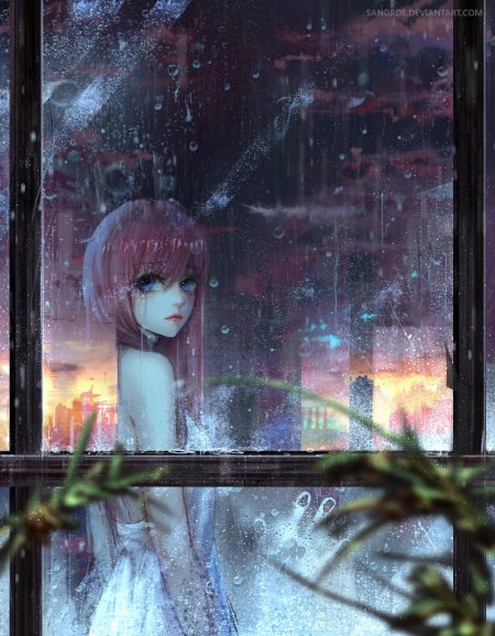 Аниме дождь