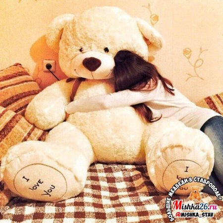 Девушки, обнимающие плюшевых мишек