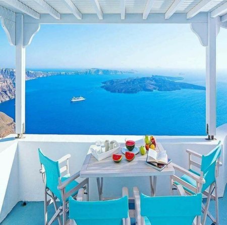 Терраса греция санторини
