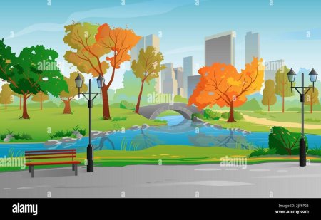 Парк мультяшный