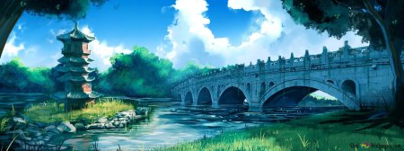 Аниме пейзаж