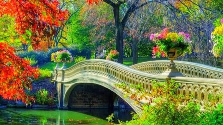 Мост в централ парке нью йорка