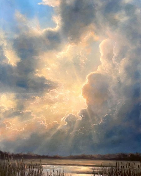 Облака живопись