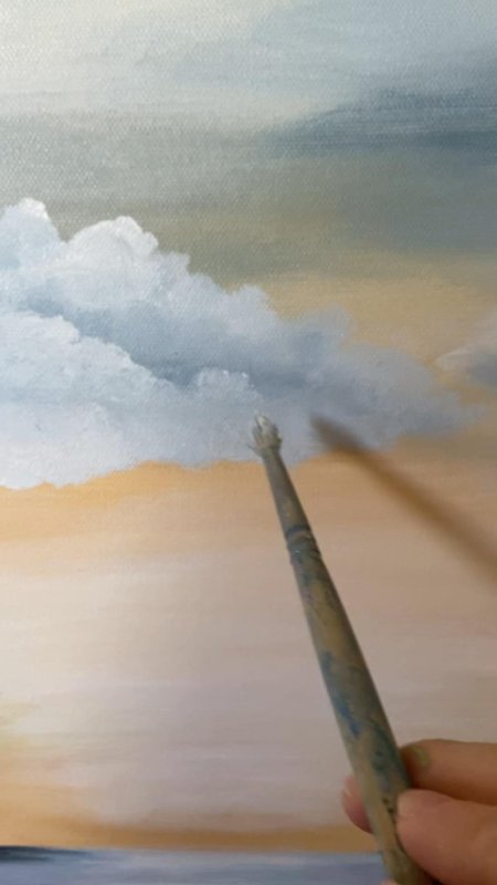 Облака акрилом