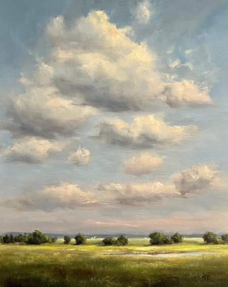 Пейзаж картина маслом