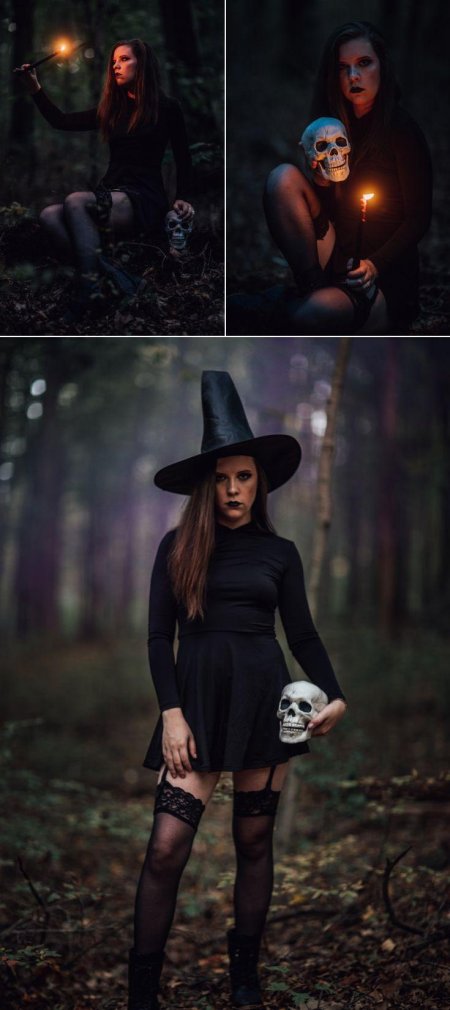 Фотосессия хэллоуин