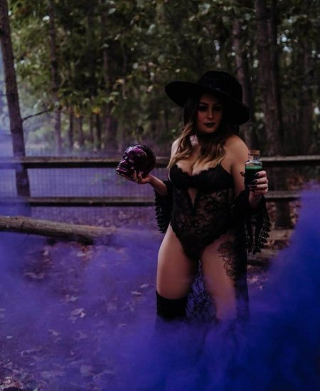 Фотосессия ведьма