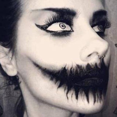 Страшный грим рот