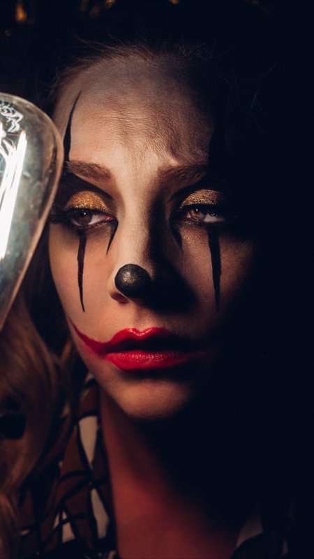 Клоун макияж на хэллоуин