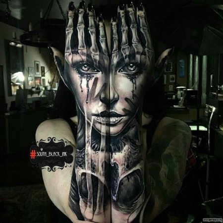 Тату в стиле реализм