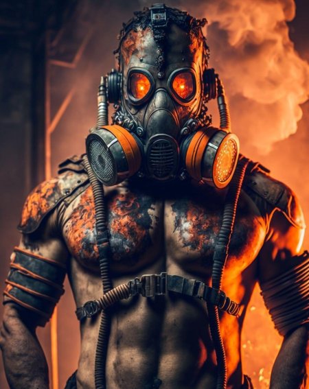 Противогаз постапокалипсис