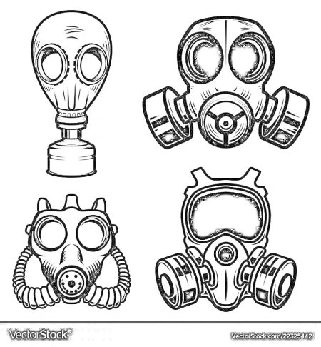 Противогаз рисунок