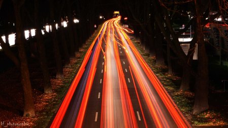 Длинная выдержка дорога