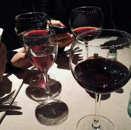 Бокал вина эстетика