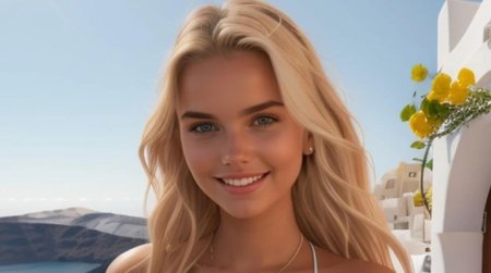 Красива девушка