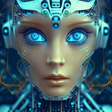 Лицо девушки нейросеть