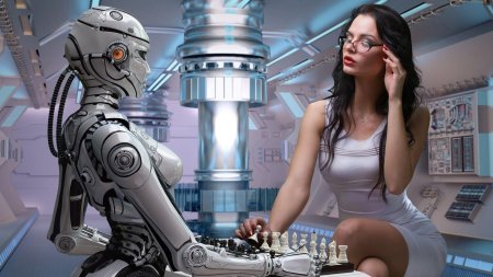 Девушка робот