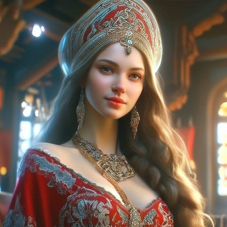 Красивая девушка ии