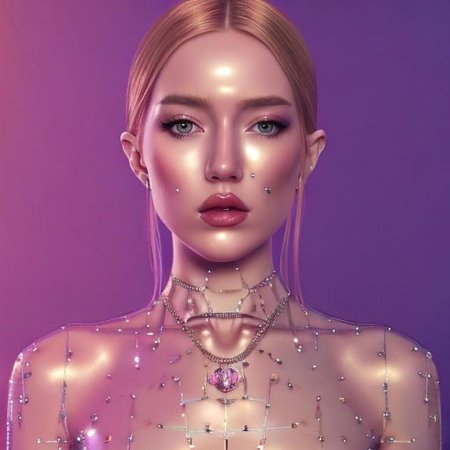 Девушка нейросеть портрет