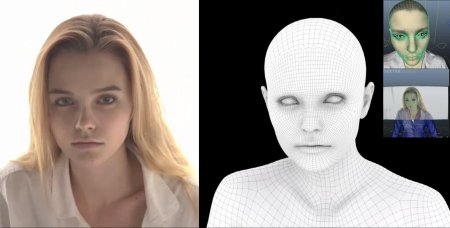 Девушка нейросеть портрет