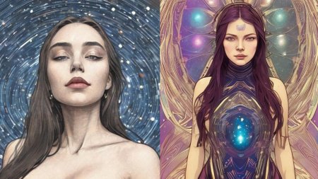 Нейросеть фэнтези портреты