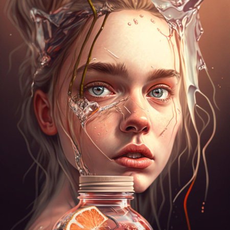 Девушки нейросеть арт