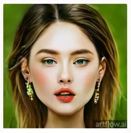 Девушка нейросеть портрет