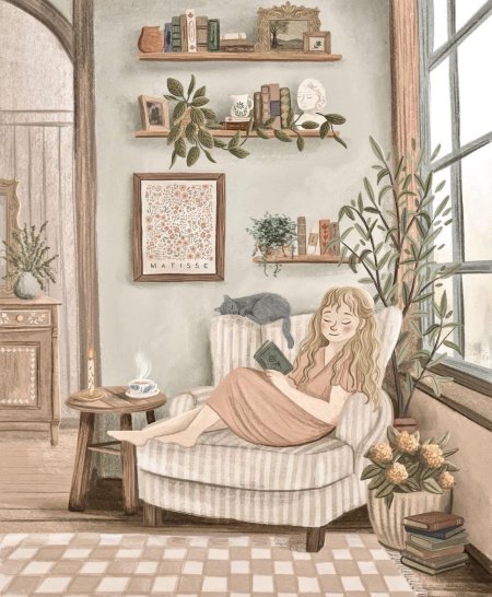 Уютные иллюстрации