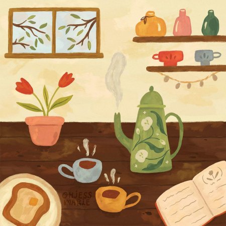 Уютные иллюстрации