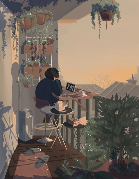 Уютные арты