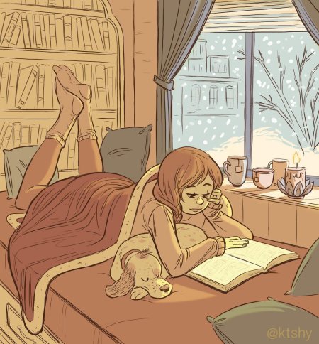 Уютные иллюстрации