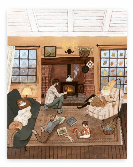 Уютные иллюстрации