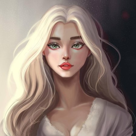 Красивая блондинка