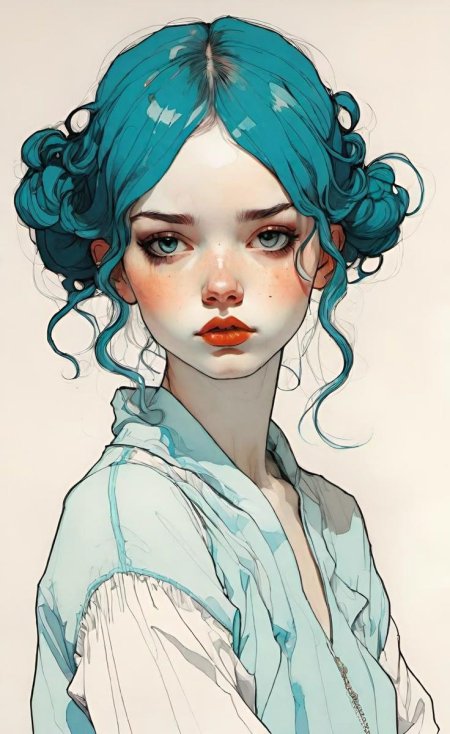 Акварельные портреты