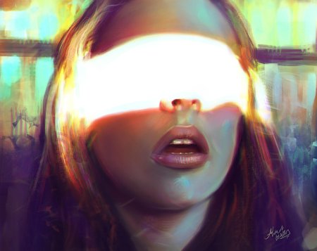 Девушка картина