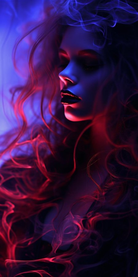 Кудрявая девушка