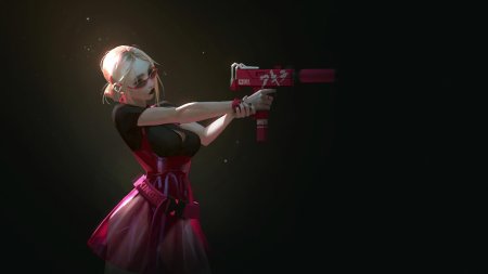 Киберпанк девушка