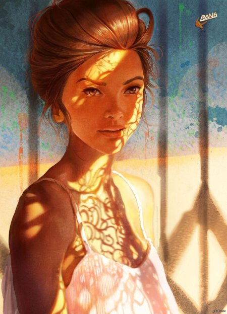 Девушка свет арт