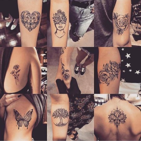 Стильные татуировки для девушек