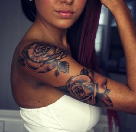 Тату рукава для девушек