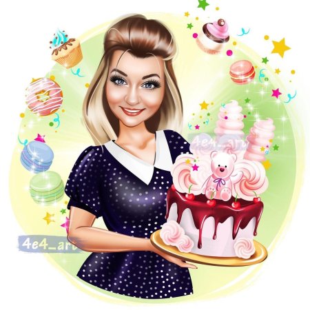 Шарж кондитер