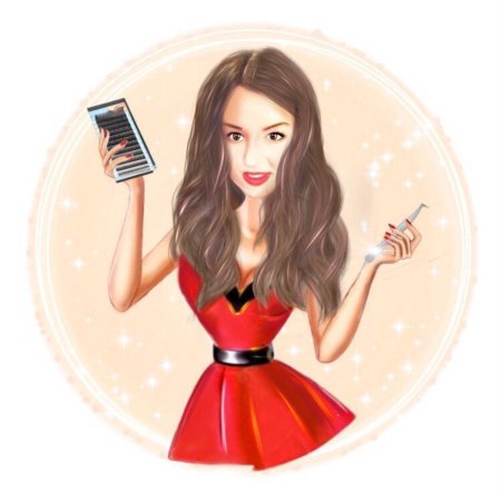 Шарж девушка