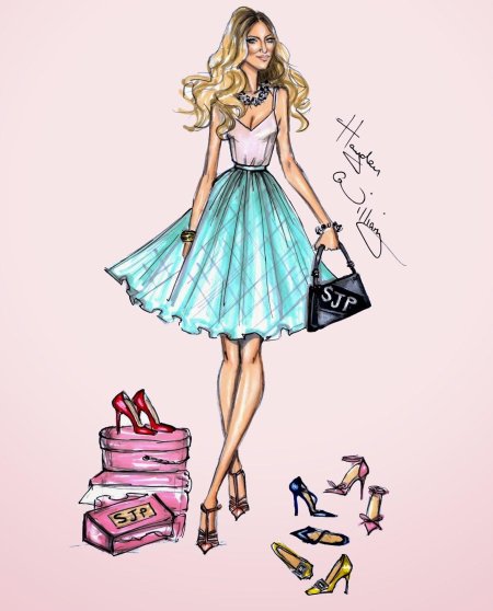 Модная иллюстрация