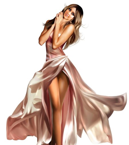 Платье девушка