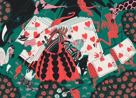 Алиса в стране чудес иллюстрации митрофанова